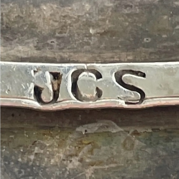 Signed,Navajo Old Pawn Vntg Sleeping Beauty Turquoise Sterling Watch Cuff - Picture 8 of 10